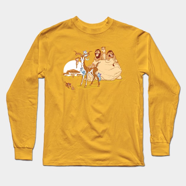 Kitties of The Wild Long Sleeve T-Shirt by Made With Awesome
